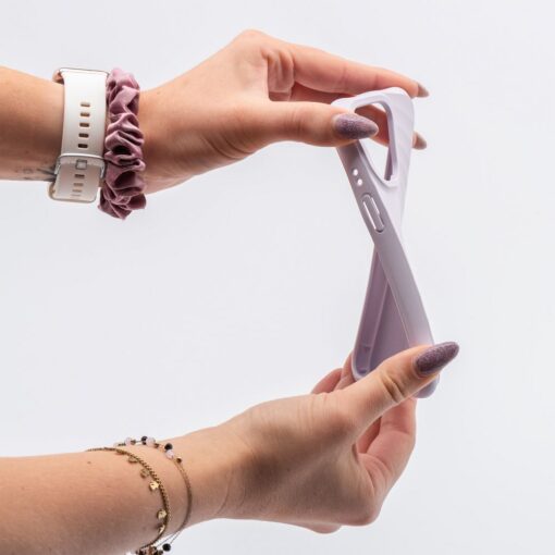 Silikon Zephyr Mag Abdeckung kompatibel mit MagSafe für IPHONE 14 lila – Bild 8