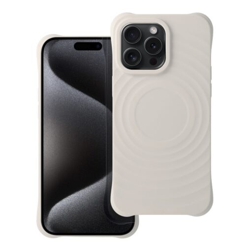 Silikon Zephyr Mag Abdeckung kompatibel mit MagSafe für IPHONE 14 PRO weiß