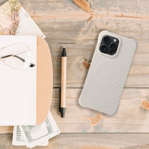 Silikon Zephyr Mag Abdeckung kompatibel mit MagSafe für IPHONE 14 PRO weiß – Bild 5