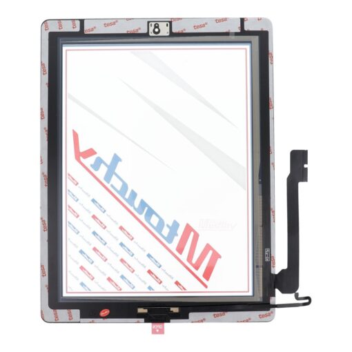 MUSTTBY Touchscreen + Klebeband + Home für iPAD 4 (schwarz) – Bild 3