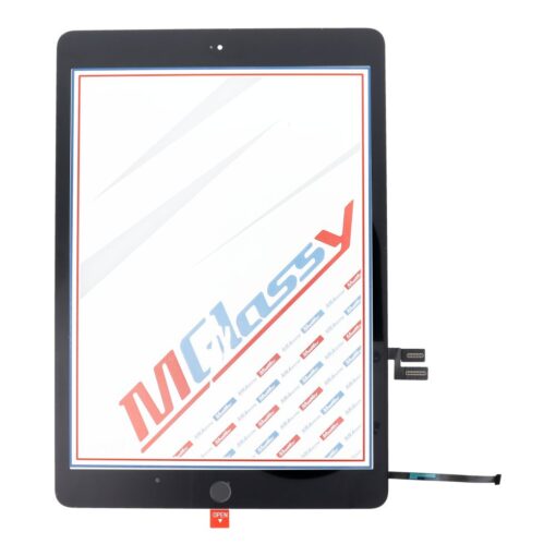 MUSTTBY Touchscreen + Klebeband + Home für iPAD 8 (schwarz)