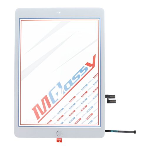 MUSTTBY Touchscreen + Klebeband + Home für iPAD 8 (weiß)