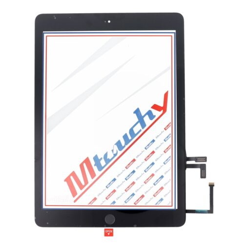 MUSTTBY Touchscreen + Klebeband + Home für iPAD 5 (schwarz)