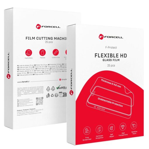 FORCELL FLEXIBLE HD - TPU folie für Plotter 196x125mm 25 Stück