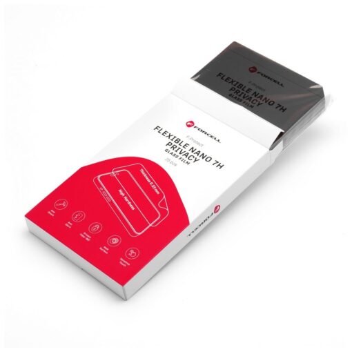 FORCELL FLEXIBLE NANO 7H PRIVACY - Hybrid-Nano-Glasschneidefolie für Plotter 196x125mm 25 Stück – Bild 3