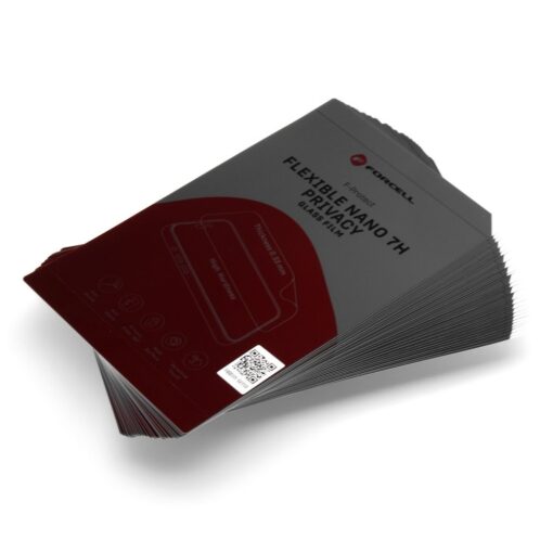 FORCELL FLEXIBLE NANO 7H PRIVACY - Hybrid-Nano-Glasschneidefolie für Plotter 196x125mm 25 Stück – Bild 4