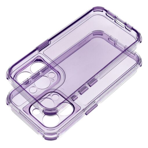 MATRIX CLEAR Handyhülle für IPHONE 12 hell lila