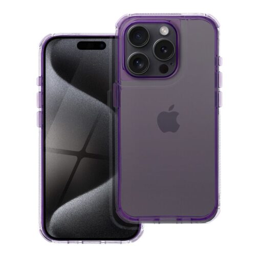 MATRIX CLEAR Handyhülle für IPHONE 12 hell lila – Bild 8