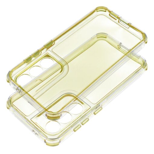 MATRIX CLEAR Handyhülle für SAMSUNG S21 FE gelb