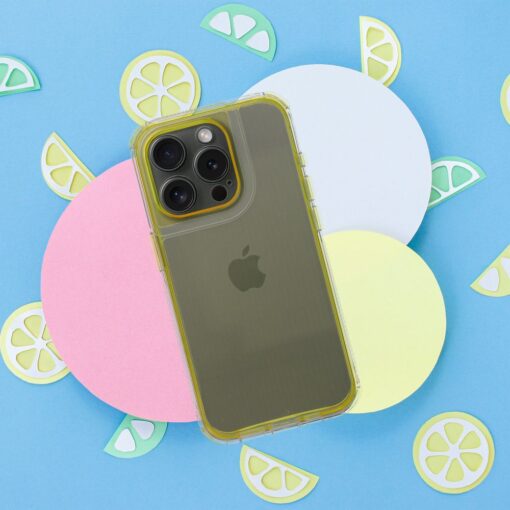 MATRIX CLEAR Handyhülle für IPHONE 13 Pro gelb – Bild 7