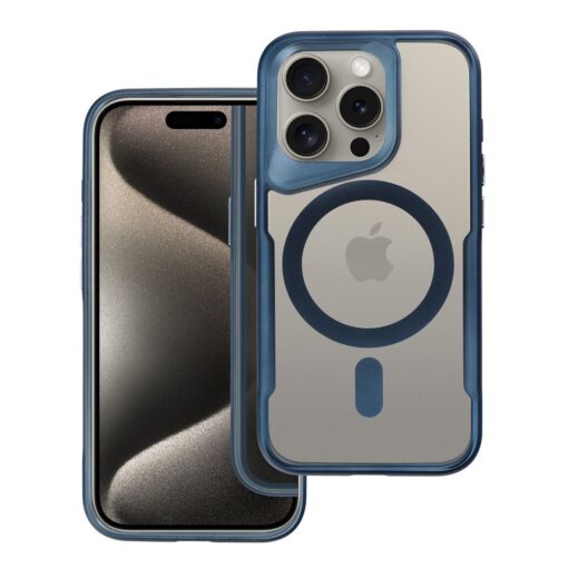 ERGOFIT NEWZONE Handyhülle kompatibel mit MagSafe für IPHONE 15 PRO MAX blau