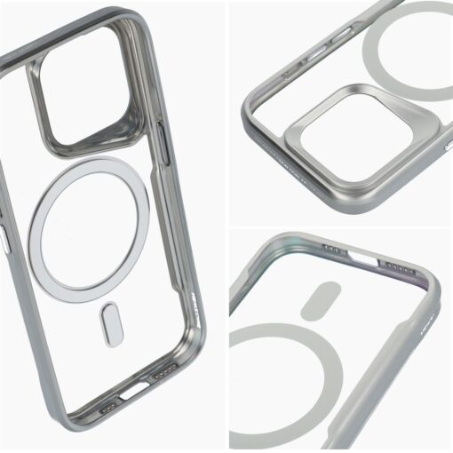 ERGOFIT NEWZONE Handyhülle kompatibel mit MagSafe für IPHONE 15 PLUS silber – Bild 3