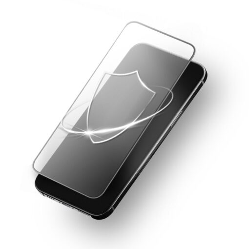 Forcell Ultra Clear Gehärtetes Glas - für Iphone 13 Pro Max / 14 Plus schwarz – Bild 12