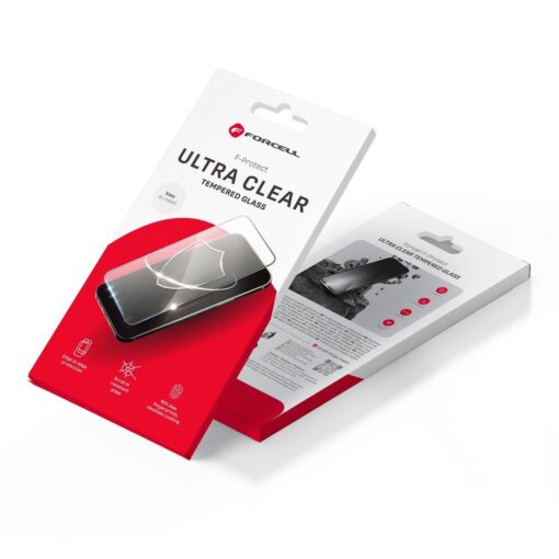 Forcell Ultra Clear Gehärtetes Glas - für Iphone 13 Pro Max / 14 Plus schwarz – Bild 14
