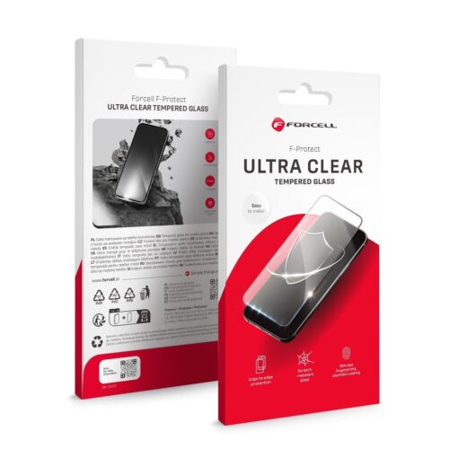 Forcell Ultra Clear Gehärtetes Glas - für Xiaomi Redmi Note 13 5G / Redmi Note 13 Pro 5G schwarz