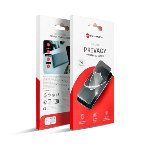 Forcell Gehärtetes Glas - für Iphone 15 schwarz