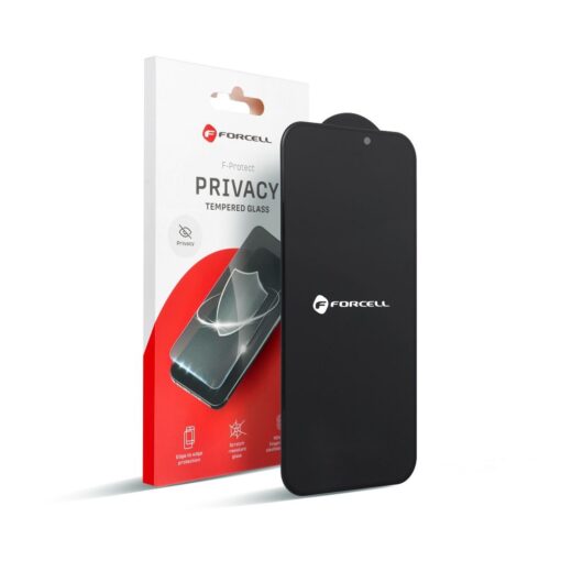 Forcell Gehärtetes Glas - für Iphone 15 Pro Max schwarz – Bild 4