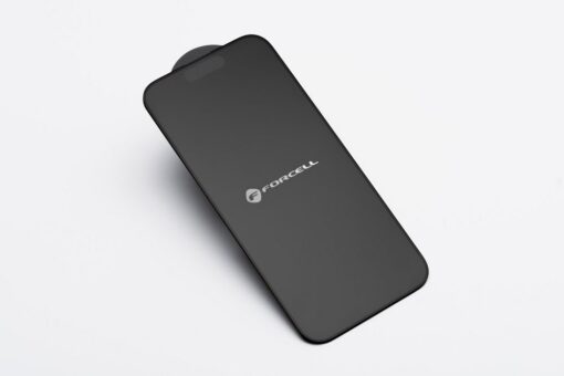 Forcell Matt gehärtetes Glas - für Iphone 15 Pro schwarz – Bild 5