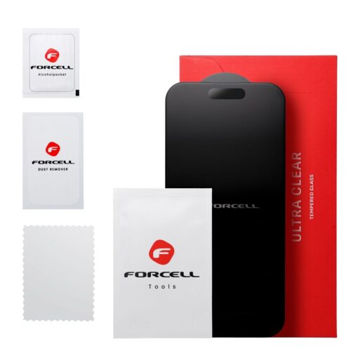 Forcell Matt gehärtetes Glas - für Iphone 15 Pro schwarz – Bild 14