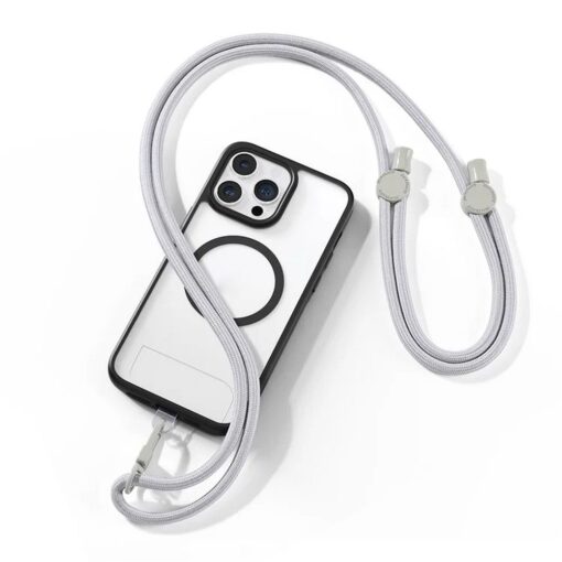 DUX DUCIS Plaz - cross-body phone strap - grey – Bild 3
