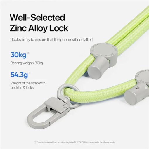 DUX DUCIS Plaz - cross-body phone strap - green/yellow – Bild 10