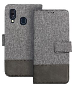 GOMMA Book for SAMSUNG A40 gray