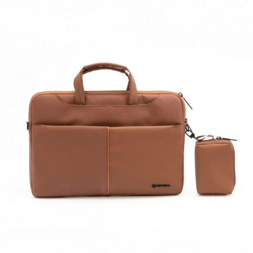FORCELL F-PROTECT URBAN STYLE Tasche für Laptop 15.6" braun – Bild 3