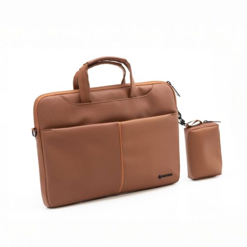 FORCELL F-PROTECT URBAN STYLE Tasche für Laptop 15.6" braun – Bild 4