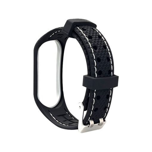 LIFESTYLE Elastomer-Armband für XIAOMI Mi Band 7 schwarz (03) – Bild 3