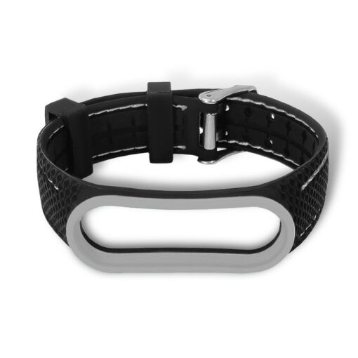 LIFESTYLE Elastomer-Armband für XIAOMI Mi Band 7 schwarz (03) – Bild 4