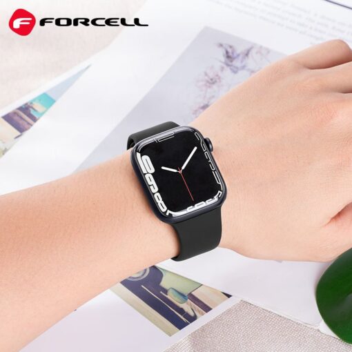 FORCELL F-DESIGN FA01 Armband für APPLE Watch 38 / 40 / 41 mm schwarz – Bild 4