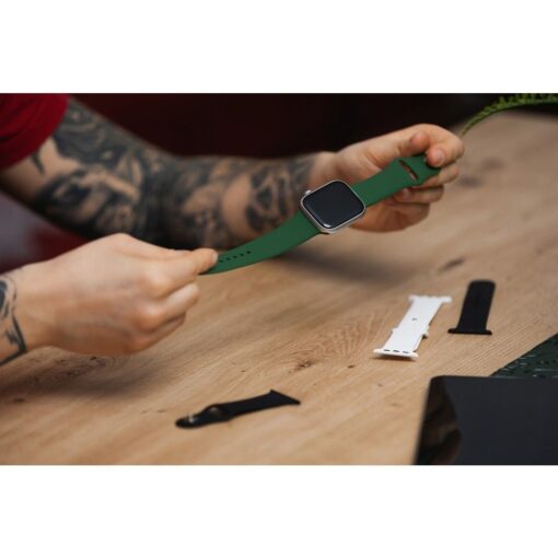 FORCELL F-DESIGN FA01 Armband für APPLE Watch 38 / 40 / 41 mm grün – Bild 7