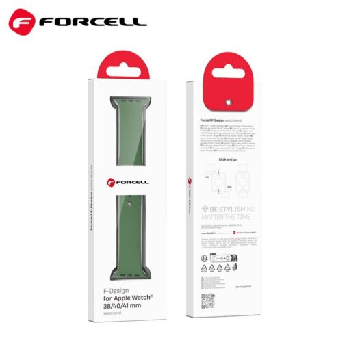 FORCELL F-DESIGN FA01 Armband für APPLE Watch 38 / 40 / 41 mm grün – Bild 10