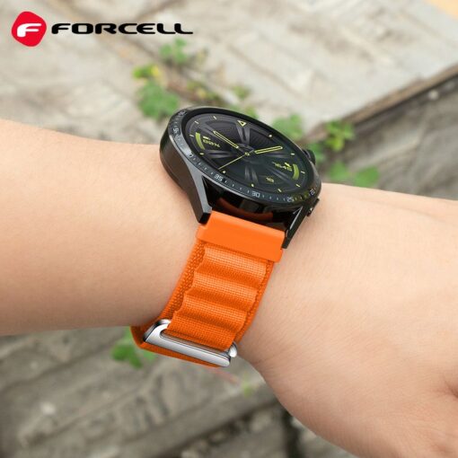 FORCELL F-DESIGN FS05 Armband / Band für Samsung Watch 20mm orange – Bild 3