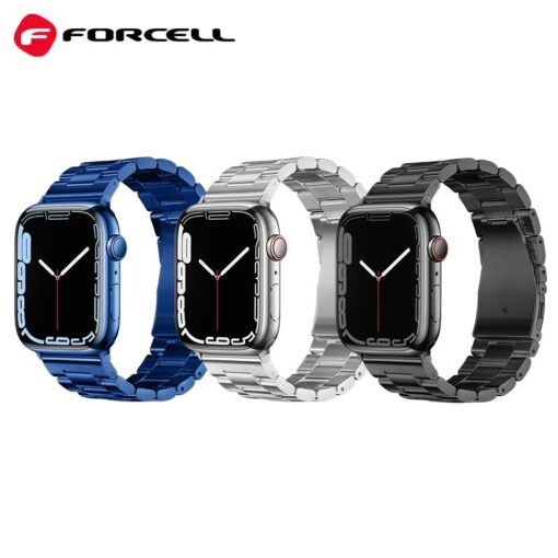 FORCELL F-DESIGN FA10 Armband für APPLE Watch 38 / 40 / 41 mm schwarz – Bild 3