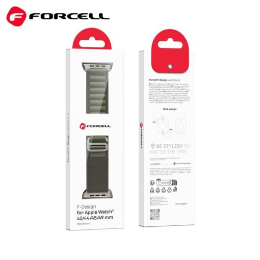 FORCELL F-DESIGN FA13 Armband für APPLE Watch 42 / 44 / 45 / 49 mm grün – Bild 6