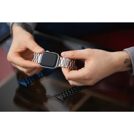 FORCELL F-DESIGN FA10 Armband für APPLE Watch 38 / 40 / 41 mm silber – Bild 8