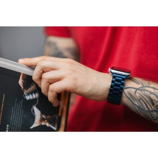 FORCELL F-DESIGN FA10 Armband für APPLE Watch 38 / 40 / 41 mm silber – Bild 9