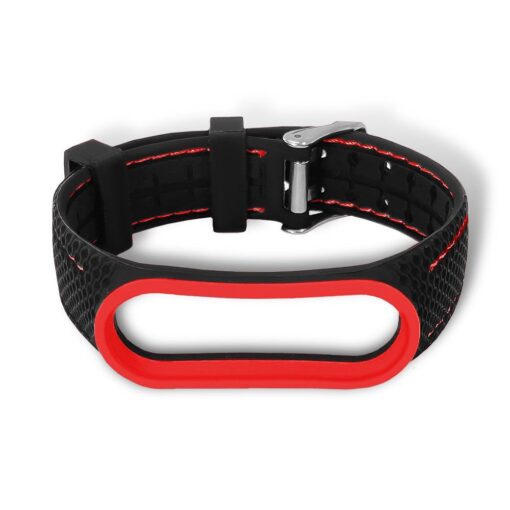 Elastomer strap LIFESTYLE for XIAOMI Mi Band 7 black (04) – Bild 4
