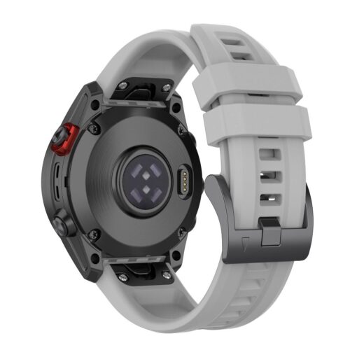 Armband / Band für Garmin FENIX 3 / 3HR / 5X / 6X / 6X PRO / 7X / 7X PRO smartwatch grau (12) – Bild 6