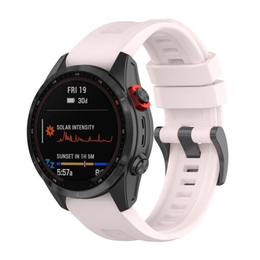 Armband / Armbinde für Garmin Smartwatch FENIX 3 / 3HR / 5X / 6X / 6X PRO / 7X / 7X PRO rosa (3) – Bild 5