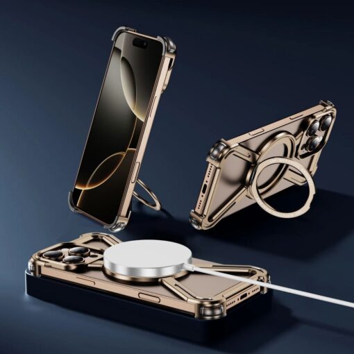 Case TITANIUM Escort compatible with MagSafe for IPHONE 16 black – Bild 9