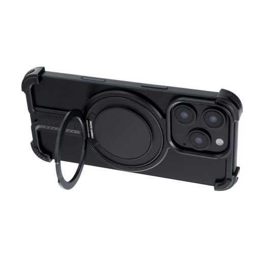 Case TITANIUM Bracket compatible with MagSafe for IPHONE 16 PRO MAX black – Bild 3