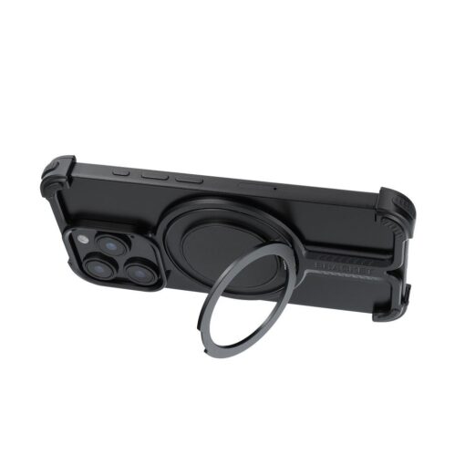 Case TITANIUM Bracket compatible with MagSafe for IPHONE 16 PRO MAX black – Bild 4