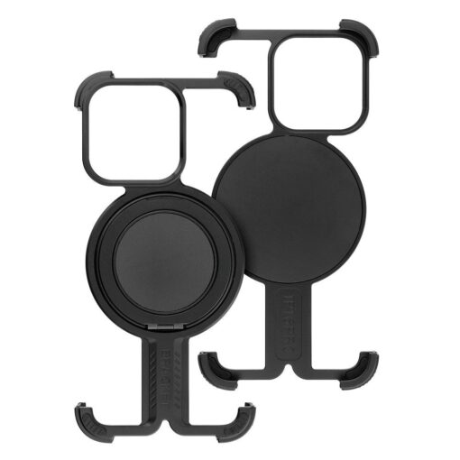 Case TITANIUM Bracket compatible with MagSafe for IPHONE 15 PRO black – Bild 3