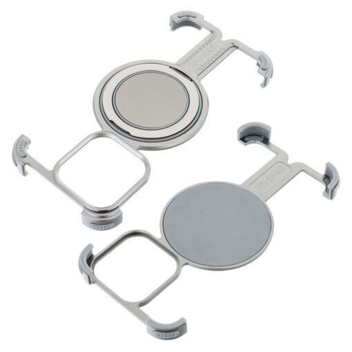 Case TITANIUM Bracket compatible with MagSafe for IPHONE 15 silver – Bild 4