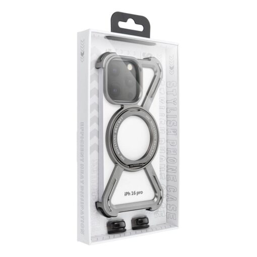 Case TITANIUM Escort compatible with MagSafe for IPHONE 15 PRO silver – Bild 5