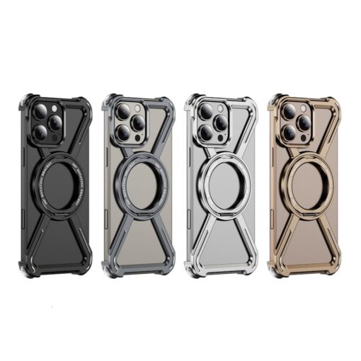 Case TITANIUM Escort compatible with MagSafe for IPHONE 15 PRO silver – Bild 14
