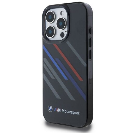 BMW case for IPHONE 16 Pro Max BMHCP16X23HTRAK (Motorsport IML Random Stripes) black – Bild 5