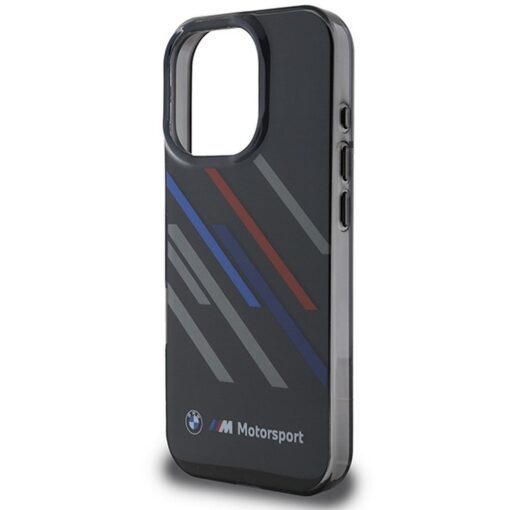 BMW case for IPHONE 16 Pro Max BMHCP16X23HTRAK (Motorsport IML Random Stripes) black – Bild 7
